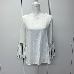 NWT Calvin Klein bell sleeves top with studs size small